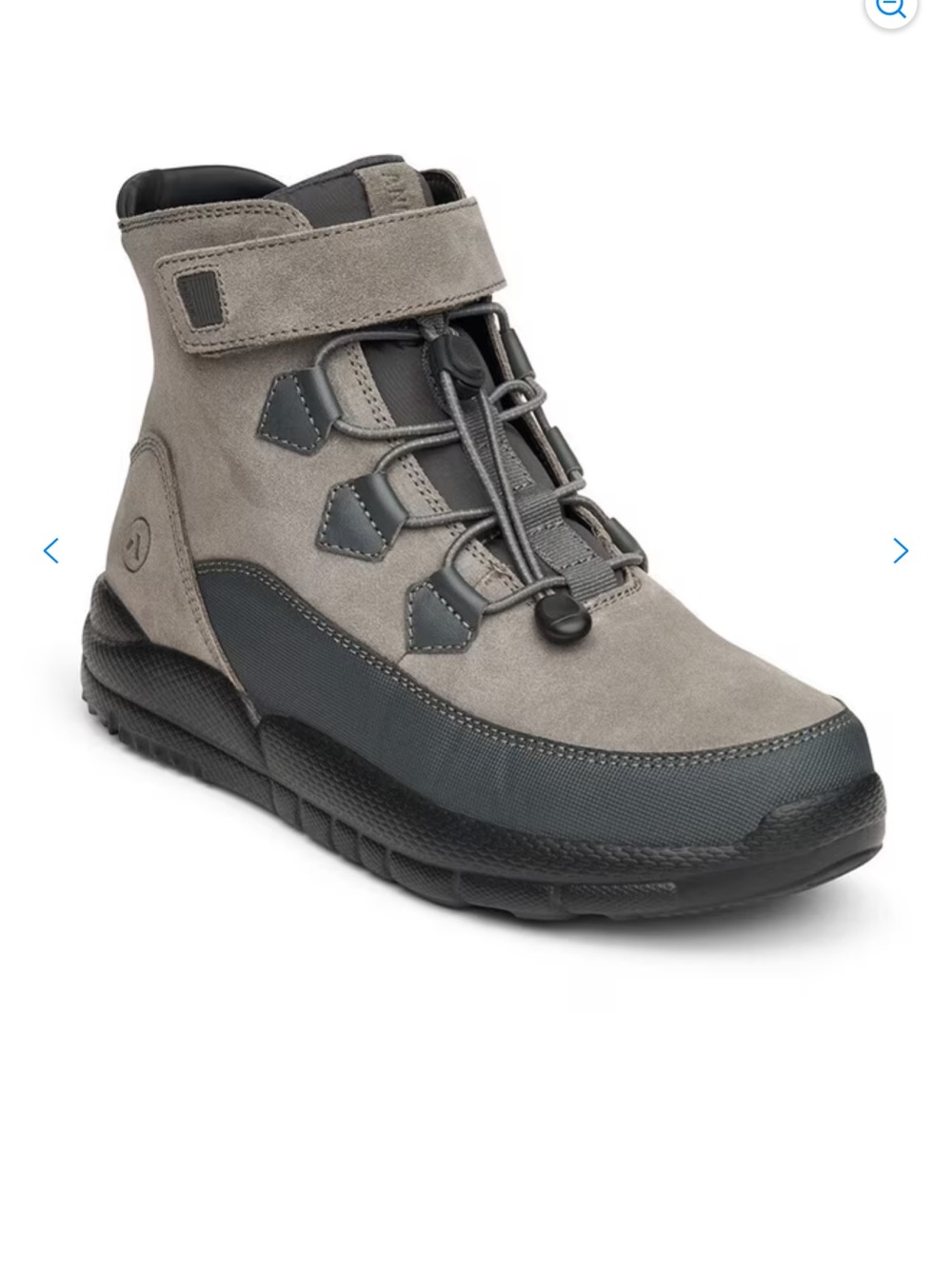 Anodyne No. 89 Trail Hiker Women's Gray Black Round Toe Ankle Boots ZPO3085